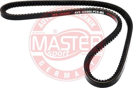 MASTER-SPORT AVX-10X905-PCS-MS - Cinghia trapezoidale www.autoricambi360.it