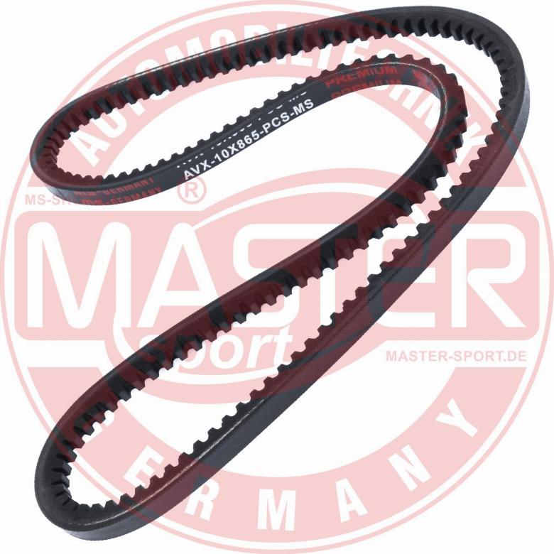 MASTER-SPORT AVX-10X865-PCS-MS - Cinghia trapezoidale www.autoricambi360.it