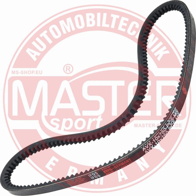 MASTER-SPORT AVX-10X750-PCS-MS - Cinghia trapezoidale www.autoricambi360.it