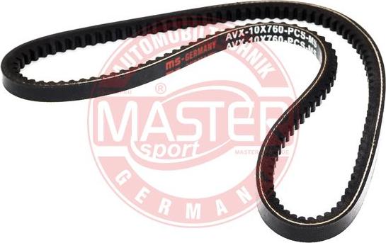 MASTER-SPORT AVX-10X760-PCS-MS - Cinghia trapezoidale www.autoricambi360.it