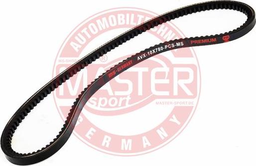 MASTER-SPORT AVX-10X780-PCS-MS - Cinghia trapezoidale www.autoricambi360.it