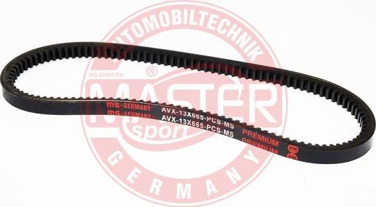 MASTER-SPORT AVX-13X665-PCS-MS - Cinghia trapezoidale www.autoricambi360.it