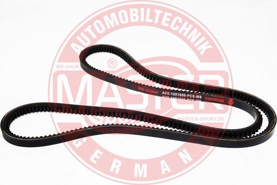 MASTER-SPORT AVX-13X1600-PCS-MS - Cinghia trapezoidale www.autoricambi360.it