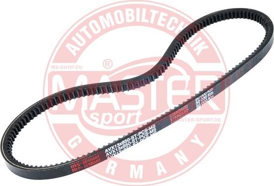 MASTER-SPORT AVX-13X850-ST-PCS-MS - Cinghia trapezoidale www.autoricambi360.it