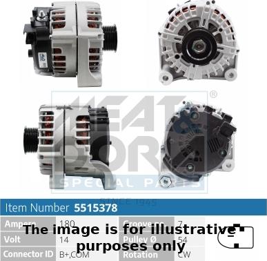 Meat & Doria 5515378P - Alternatore www.autoricambi360.it