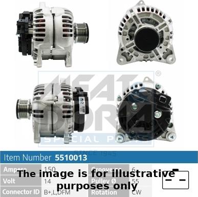 Meat & Doria 5510013G - Alternatore www.autoricambi360.it