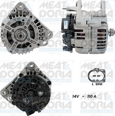 Meat & Doria 55101368G - Alternatore www.autoricambi360.it
