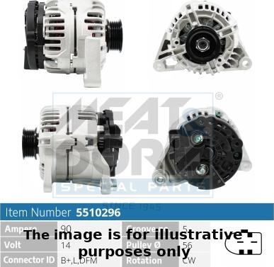 Meat & Doria 5510296G - Alternatore www.autoricambi360.it