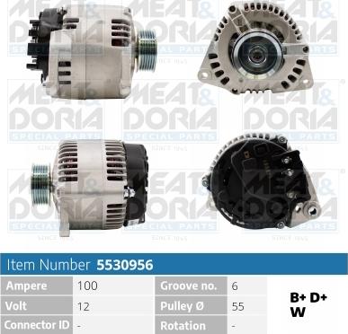 Meat & Doria 5530956 - Alternatore www.autoricambi360.it