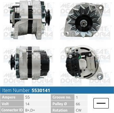 Meat & Doria 5530141 - Alternatore www.autoricambi360.it