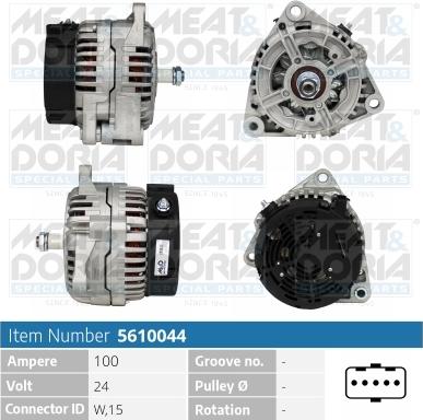Meat & Doria 5610044 - Alternatore www.autoricambi360.it