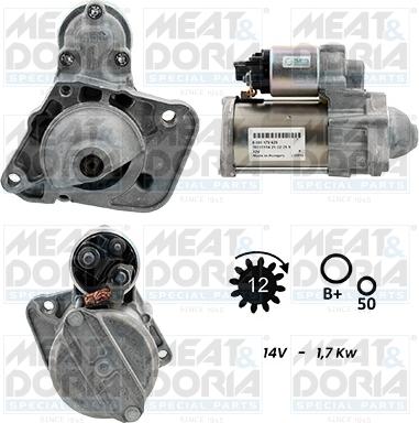 Meat & Doria 5010352G - Motorino d'avviamento www.autoricambi360.it