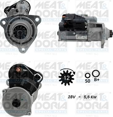 Meat & Doria 5110076G - Motorino d'avviamento www.autoricambi360.it