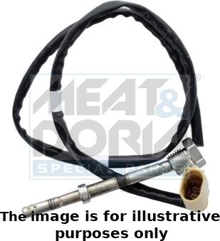 Meat & Doria 12307E - Sensore, Temperatura gas scarico www.autoricambi360.it