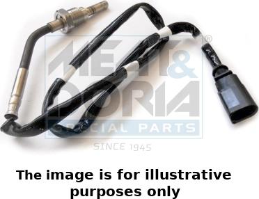 Meat & Doria 12257E - Sensore, Temperatura gas scarico www.autoricambi360.it