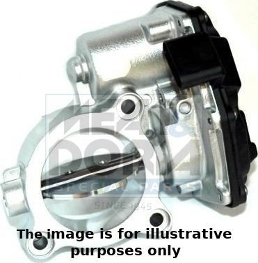 Meat & Doria 89165R - Corpo farfallato www.autoricambi360.it