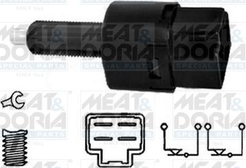 Meat & Doria 35063 - Interruttore luce freno www.autoricambi360.it