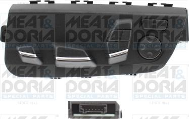Meat & Doria 206225 - Interruttore, Regolazione sedile www.autoricambi360.it