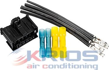 Meat & Doria K26204 - Kit riparaz.cavi, Termoventilat. abitacolo(Sist.prerisc.mot) www.autoricambi360.it
