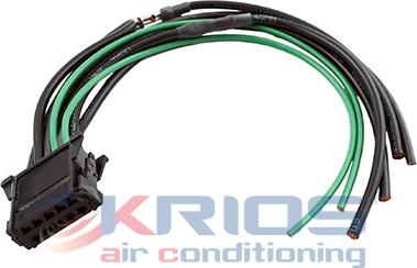 Meat & Doria K26206 - Kit riparaz.cavi, Termoventilat. abitacolo(Sist.prerisc.mot) www.autoricambi360.it