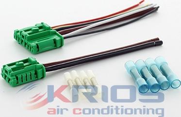 Meat & Doria K26202 - Kit riparaz.cavi, Termoventilat. abitacolo(Sist.prerisc.mot) www.autoricambi360.it