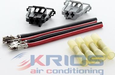 Meat & Doria K26212 - Kit riparaz.cavi, Termoventilat. abitacolo(Sist.prerisc.mot) www.autoricambi360.it