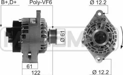 ERA 210665 - Alternatore www.autoricambi360.it