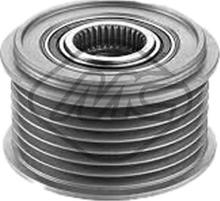 Metalcaucho 49880 - Puleggia cinghia, Alternatore www.autoricambi360.it
