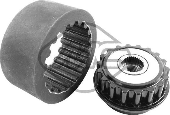 Metalcaucho 58627 - Puleggia cinghia, Alternatore www.autoricambi360.it