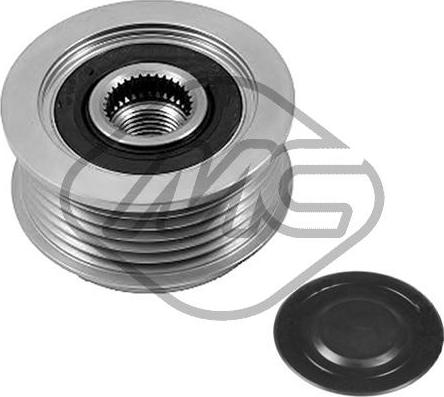 Metalcaucho 14321 - Puleggia cinghia, Alternatore www.autoricambi360.it