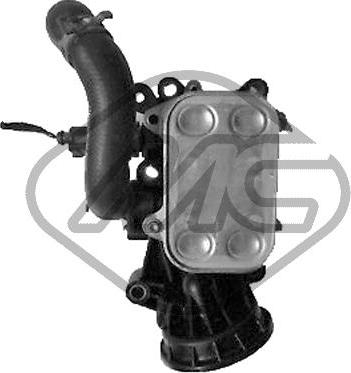 Metalcaucho 38955 - Radiatore olio, Olio motore www.autoricambi360.it