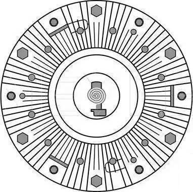 Meyle 12-14 234 0011 - Giunto di collegamento, Ventilatore radiatore www.autoricambi360.it
