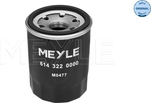 Meyle 614 322 0000 - Filtro olio www.autoricambi360.it