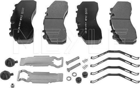Meyle 025 290 8730/S - Kit pastiglie freno, Freno a disco www.autoricambi360.it