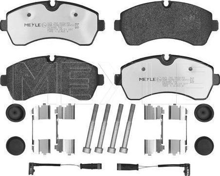 Meyle 025 292 0020/PD - Kit pastiglie freno, Freno a disco www.autoricambi360.it