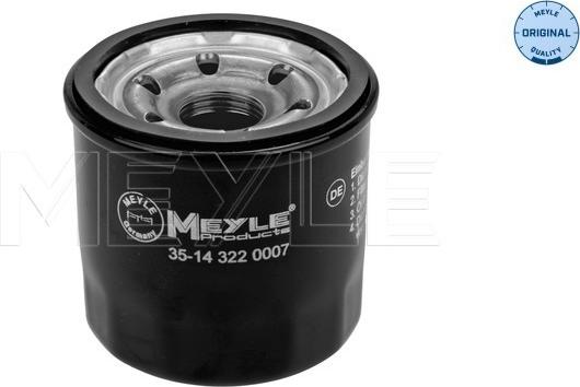 Meyle 35-14 322 0007 - Filtro olio www.autoricambi360.it