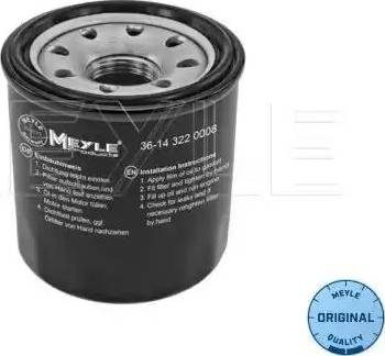 Meyle 36-14 322 0008 - Filtro olio www.autoricambi360.it