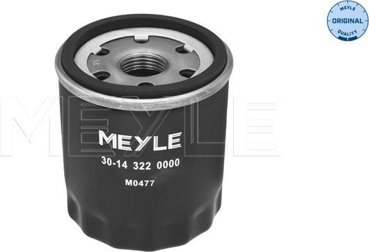 Meyle 30-14 322 0000 - Filtro olio www.autoricambi360.it