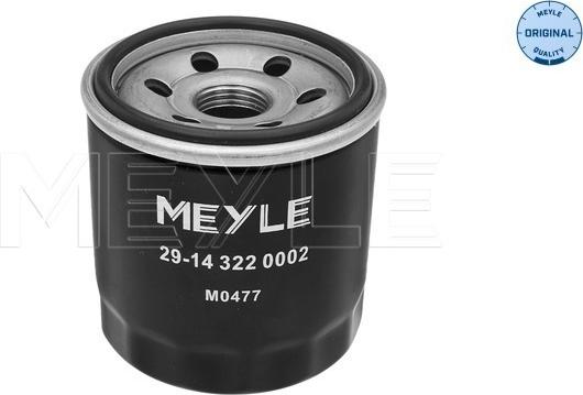 Meyle 29-14 322 0002 - Filtro olio www.autoricambi360.it