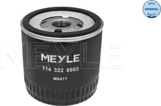 Meyle 714 322 0003 - Filtro olio www.autoricambi360.it