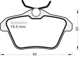 Cifam 822-113-0 - Kit pastiglie freno, Freno a disco www.autoricambi360.it
