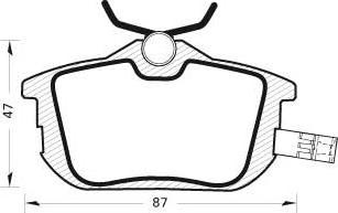 Samko 5SP621 - Kit pastiglie freno, Freno a disco www.autoricambi360.it