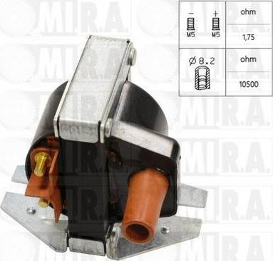 MI.R.A. 47/1356 - Bobina d'accensione www.autoricambi360.it