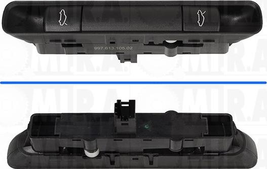 MI.R.A. 53/4388 - Interruttore, Sbloccaggio cofano posteriore www.autoricambi360.it