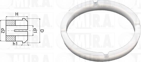MI.R.A. 36/1445 - Boccola, Albero dello sterzo www.autoricambi360.it