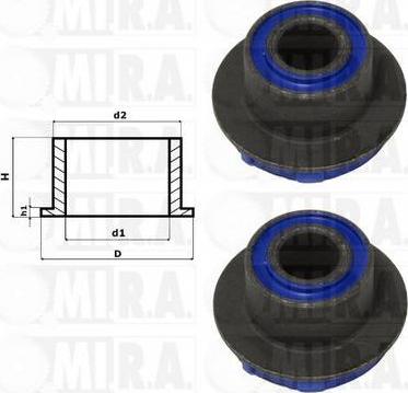 MI.R.A. 36/1460 - Kit riparazione, Giunto assiale, Tirante trasversale www.autoricambi360.it