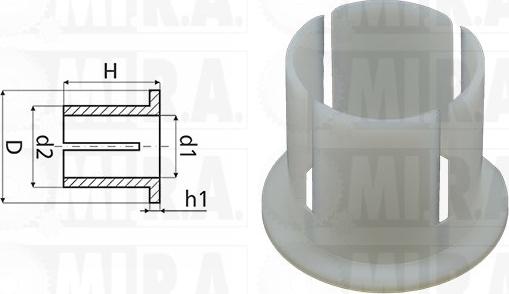 MI.R.A. 36/1396 - Boccola, Albero dello sterzo www.autoricambi360.it
