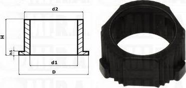 MI.R.A. 36/1367 - Kit riparazione, Giunto assiale, Tirante trasversale www.autoricambi360.it