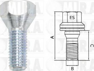 MI.R.A. 29/1696 - Bullone ruota www.autoricambi360.it