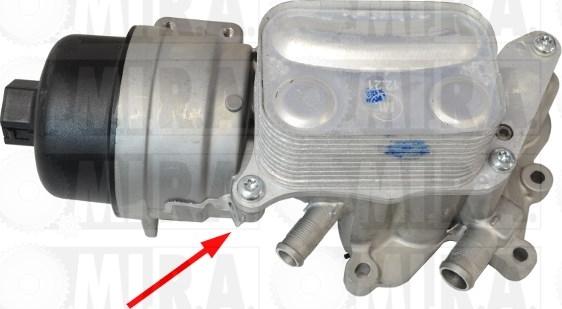 MI.R.A. 28/2709 - Radiatore olio, Olio motore www.autoricambi360.it